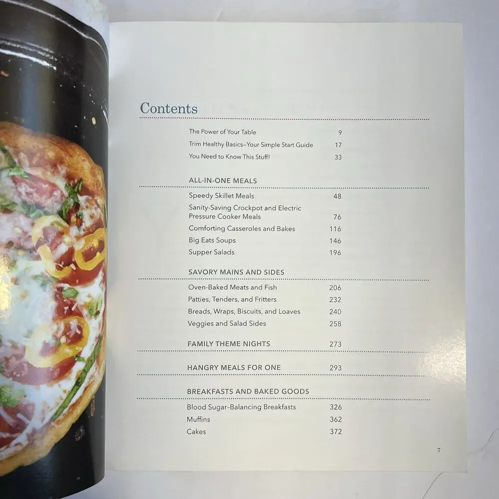 Trim Healthy Mama Trim Healthy Table Paperback Cookbook Cooking Recipes